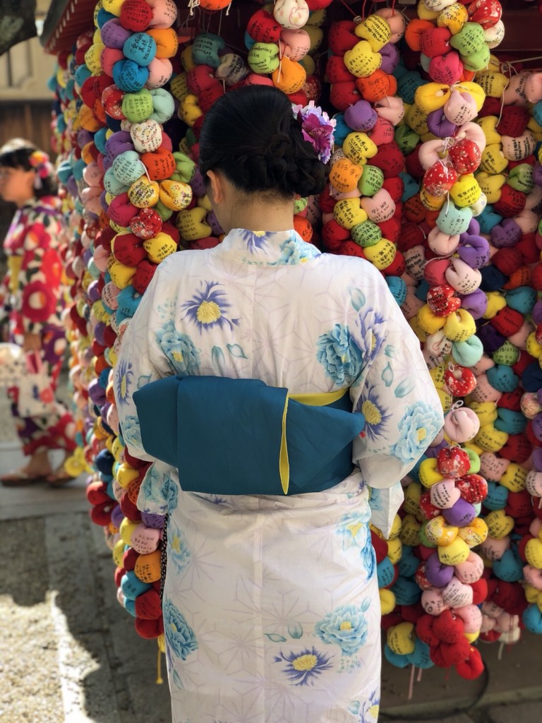 暑さに負けず、浴衣で京都観光(^^♪2018年7月22日10