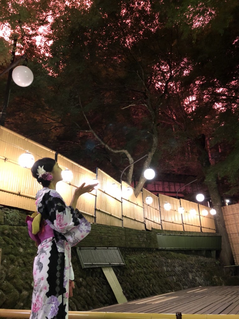 姉妹で夜の貴船へ(^^♪2018年7月25日3