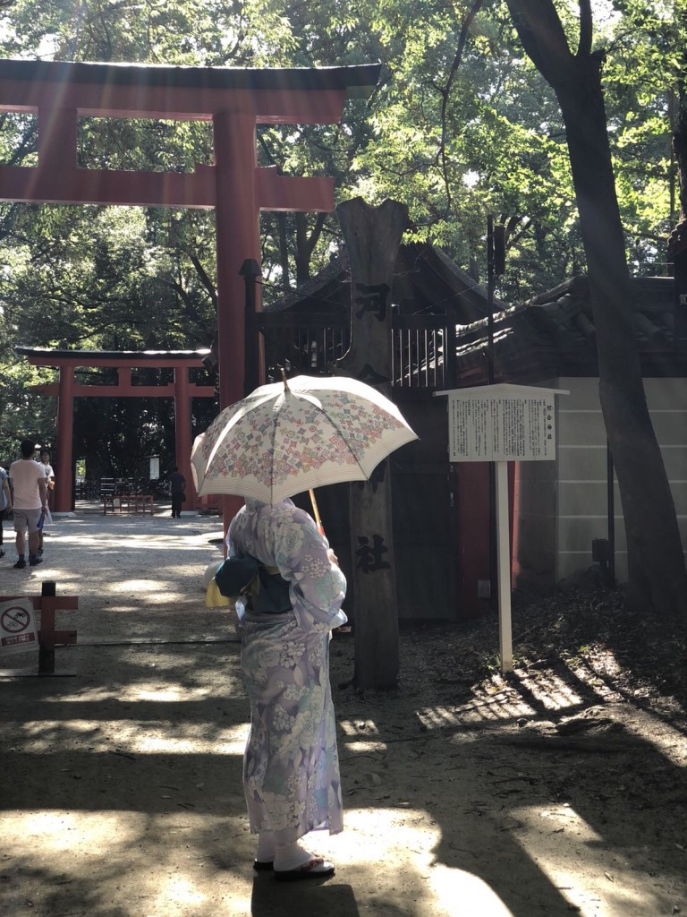 下鴨神社 糺の森の光の祭 長蛇の列2018年8月25日1