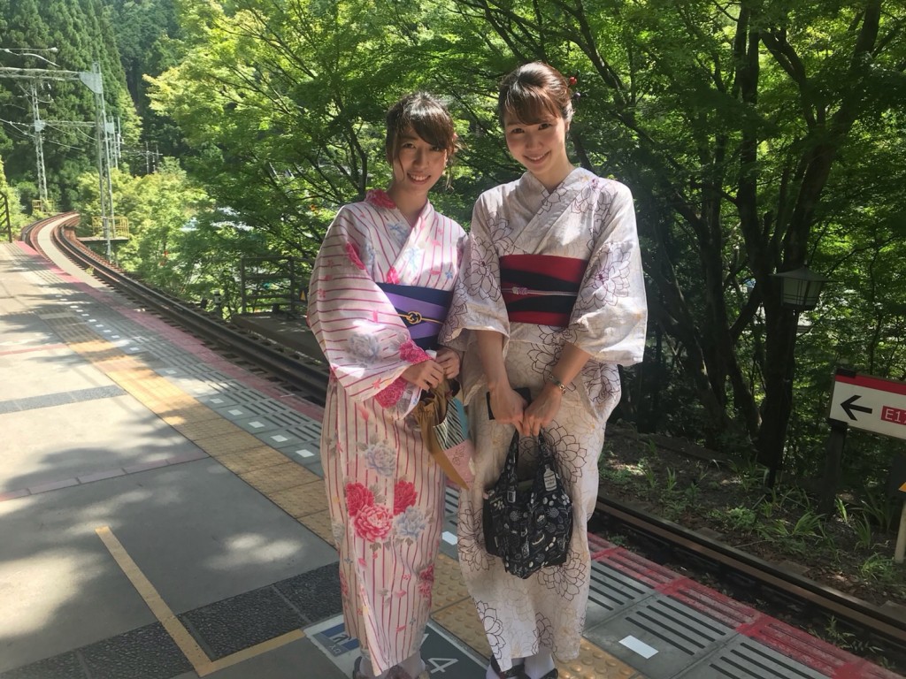 会社の同期7人 浴衣で鴨川納涼床♪2018年8月26日8