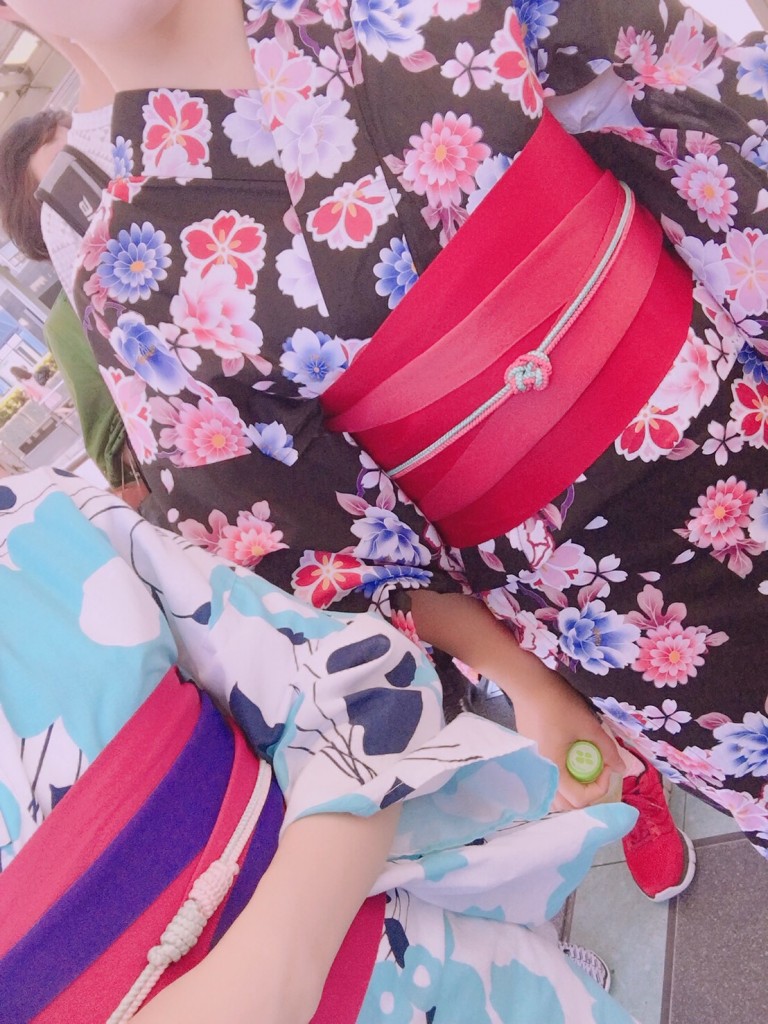 会社の同期7人 浴衣で鴨川納涼床♪2018年8月26日9