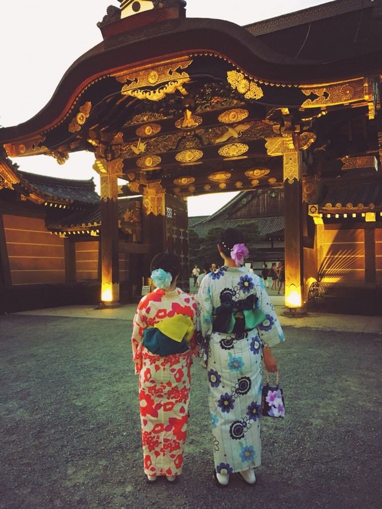 お誕生日祝いに浴衣で鴨川納涼床へ♡2018年8月9日13
