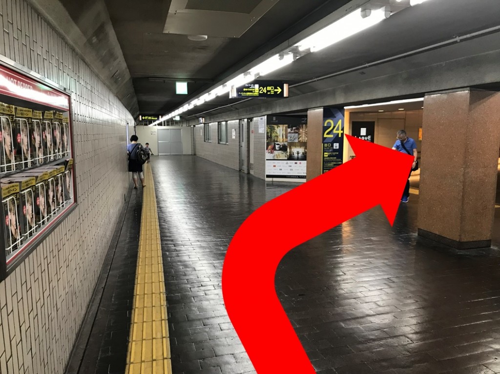 烏丸駅から(新店舗)(2)