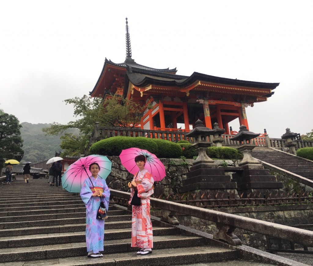 傘さして雨の京都を!2018年9月20日2