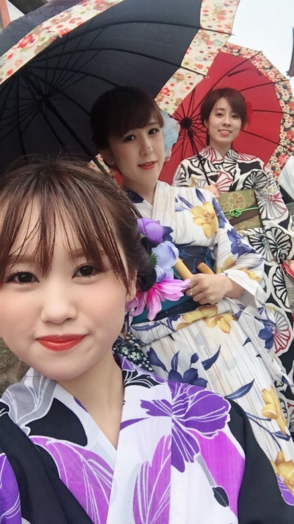 傘さして雨の京都を!2018年9月20日1